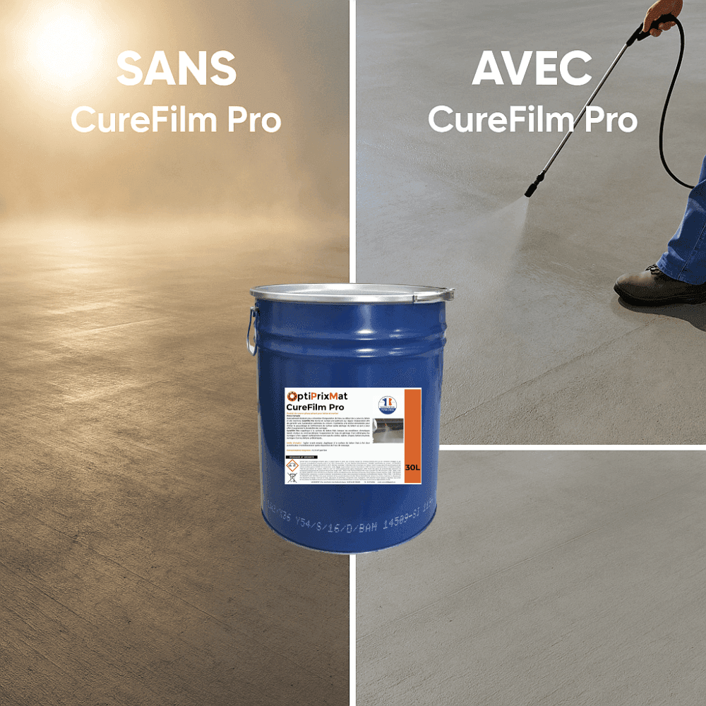 CureFilm Pro – Produit de Cure pour Béton et Mortier en phase solvant – Fût 30L