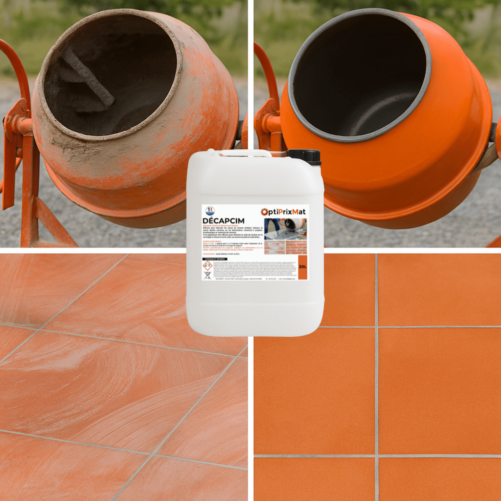 DÉCAPCIM – Décapant Ciment et Laitance – Bidon de 20 Litres