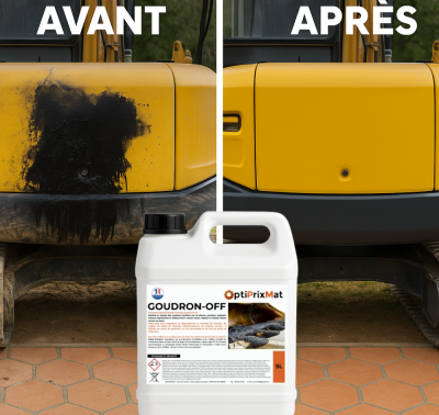 Nettoyant d2GOUDRONNANT 0 USAGE PROFESSIONNEL GOUDRON-OFF OPTIPRIXMAT