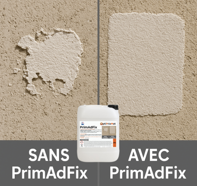 PrimAdFix - Fixateur primaire d'adhérence mortier, enduit, plâtre - 20L