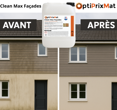 nettoyant façade et bardage professionnel Clean Max Optiprixmat