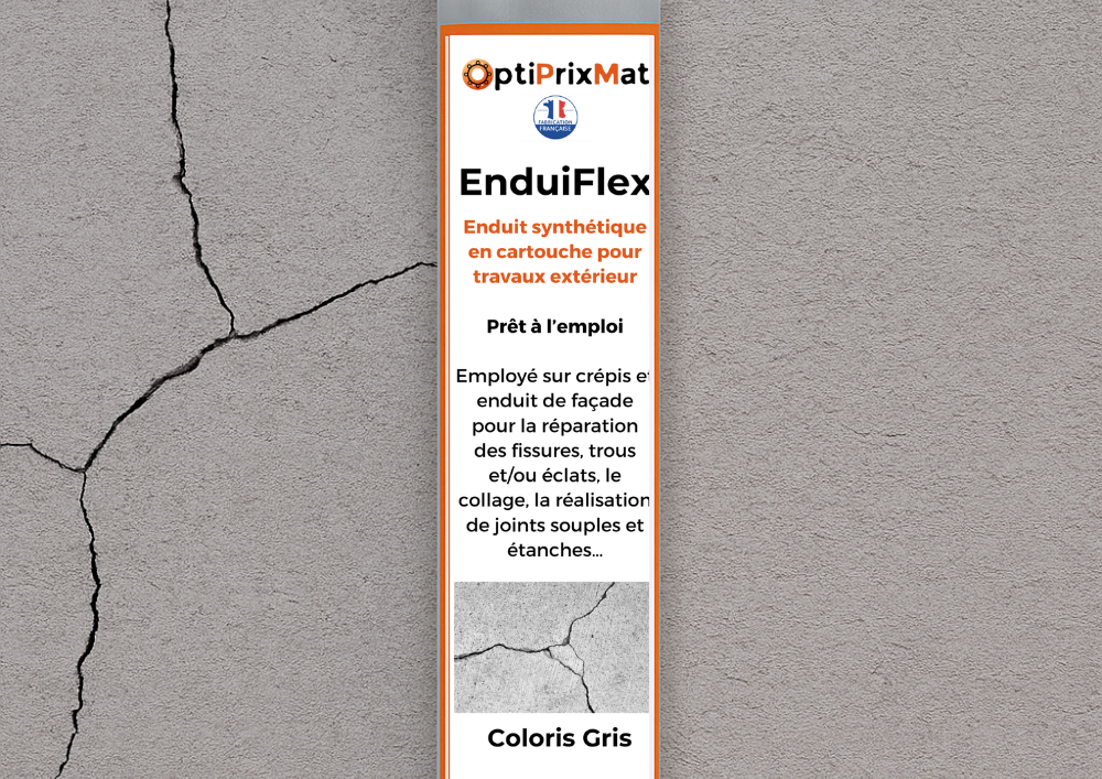 ENDUITFLEX – Enduit Synthétique Acrylique Extérieur en Cartouche Souple, esthétique et durable – 310 ml – Image 3