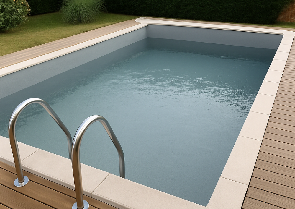 ETANCH’O PISCINE – Enduit d’Étanchéité pour Piscine Et bassin – Kit complet GRIS