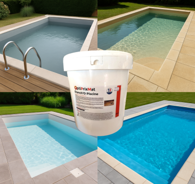 ETANCH’O PISCINE – Enduit d’Étanchéité pour Piscine Et bassin – Kit complet